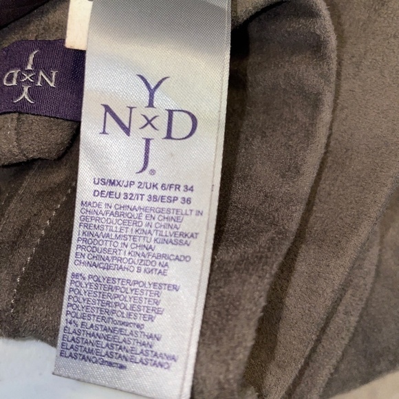 EUC Not Your Daughters Jeans NYDJ Faux Suede Legging Pants Size 2 Long 2L - Picture 4 of 7
